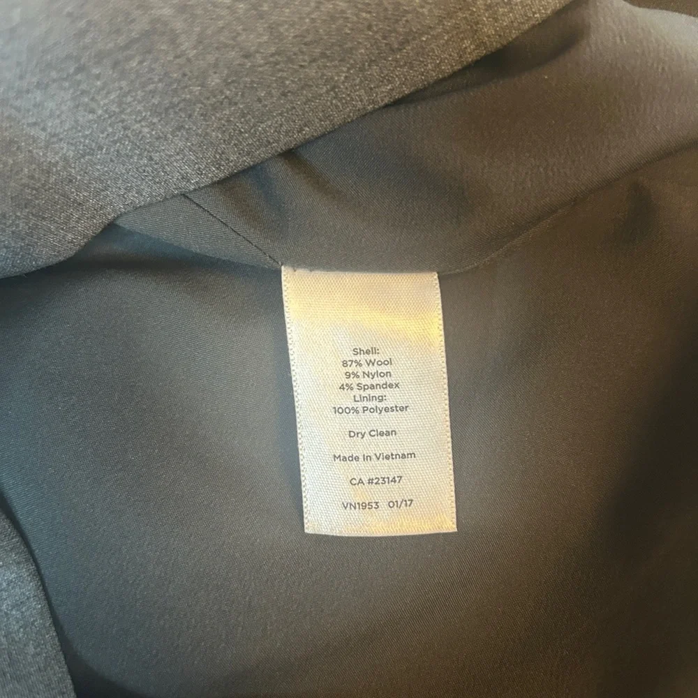 Talbots Wool Blend Ruffle Sleeve Shift Dress Women’s Size 14 Business NWOT - Picture 4 of 5